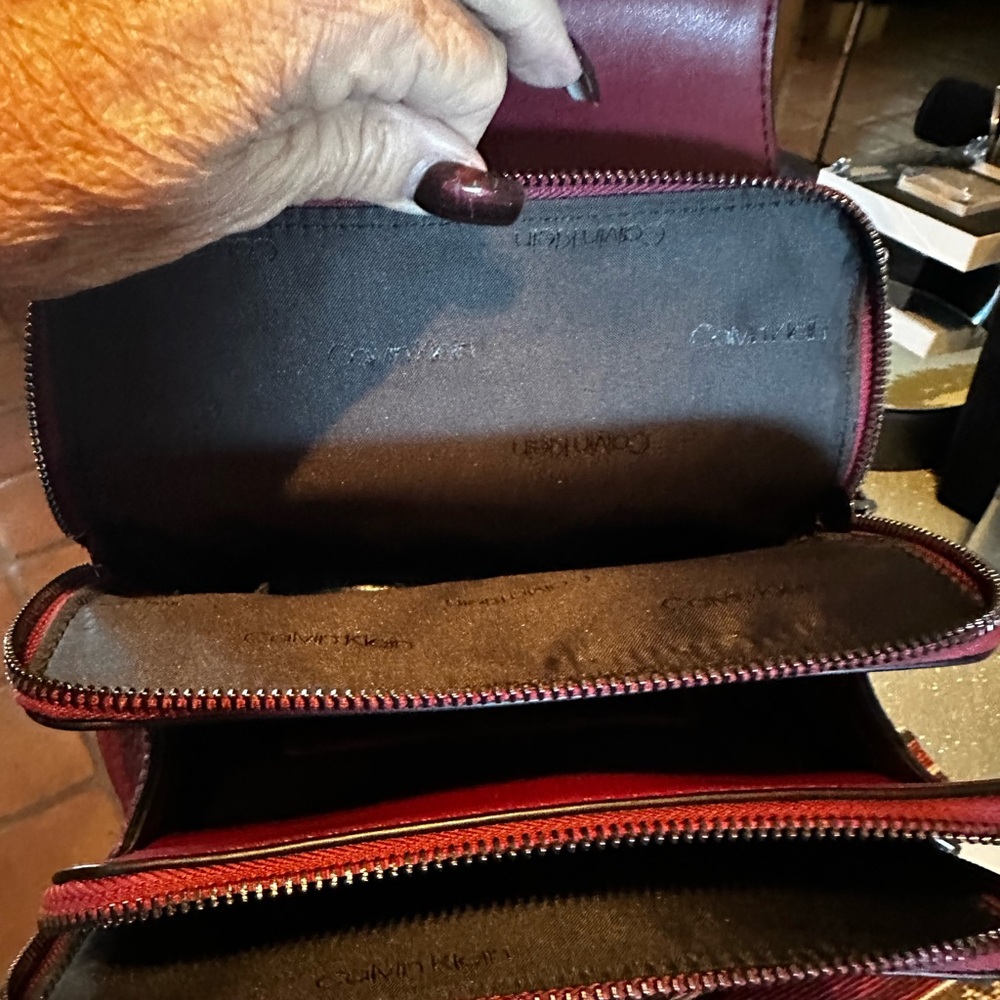 Calvin Klein Leather Backpack - Picture 2 of 6